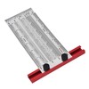 T Rule Stainless Steel Silver Scribing Ruler Woodworking Measuring Tool