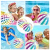 2 Stück Wasserball Aufblasbar,Beachball Wasserblasenball,Wasserspielzeug Pool Spielzeug Kinder WasserbäLle,Schwimmkugeln Bunt,Aufblasbarer
