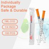 1ml 31G 1/4 Inch Scientific Lab Syringes, Disposable Individual Package