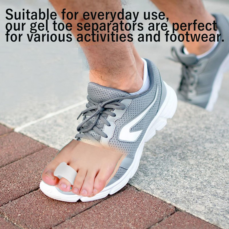 Skeerthy 16 Pieces Gel Toe Separators –Bunion Pads – Toe