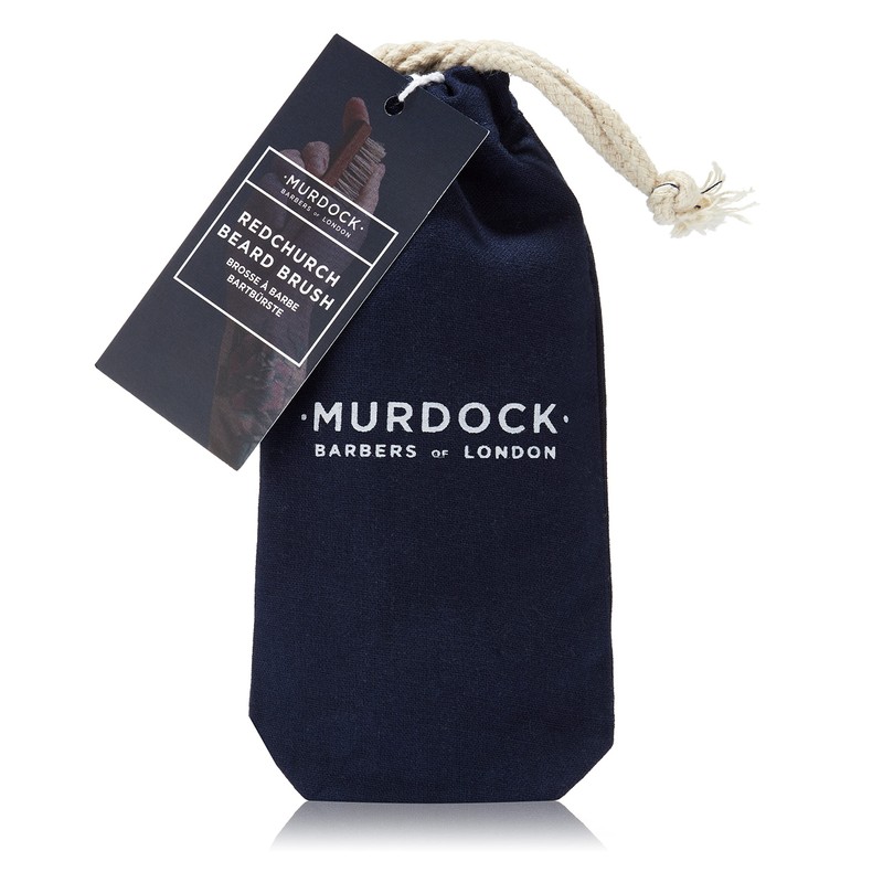 Murdock London Redchurch Beard Brush for Men – Pocket-Size Vegan