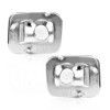 CHEDA Front Clear Chrome Parking Signal Light Set Compatible with