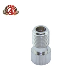 ALTA  ALLOY BICYCLE PRESTA ADAPTOR VALVE 17MM WITH O-RING CHROME.