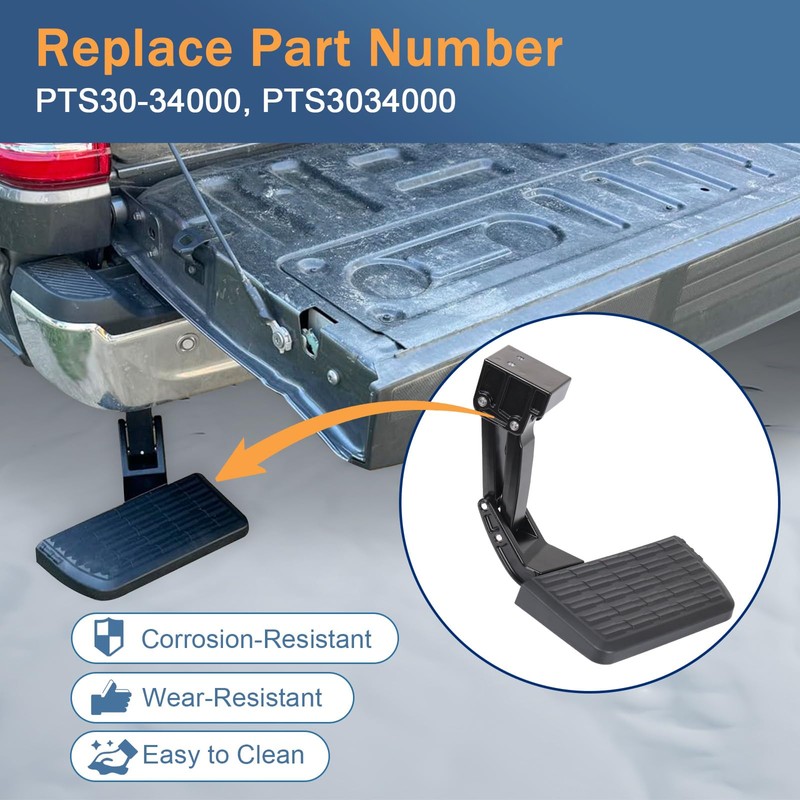 Rear Bed Step Tailgate Bedstep PTS30-34000 Replacement For Toyota Tundra