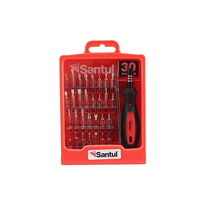 Santul 8095 Juego de 30 Puntas de Desarmadores de Joyero