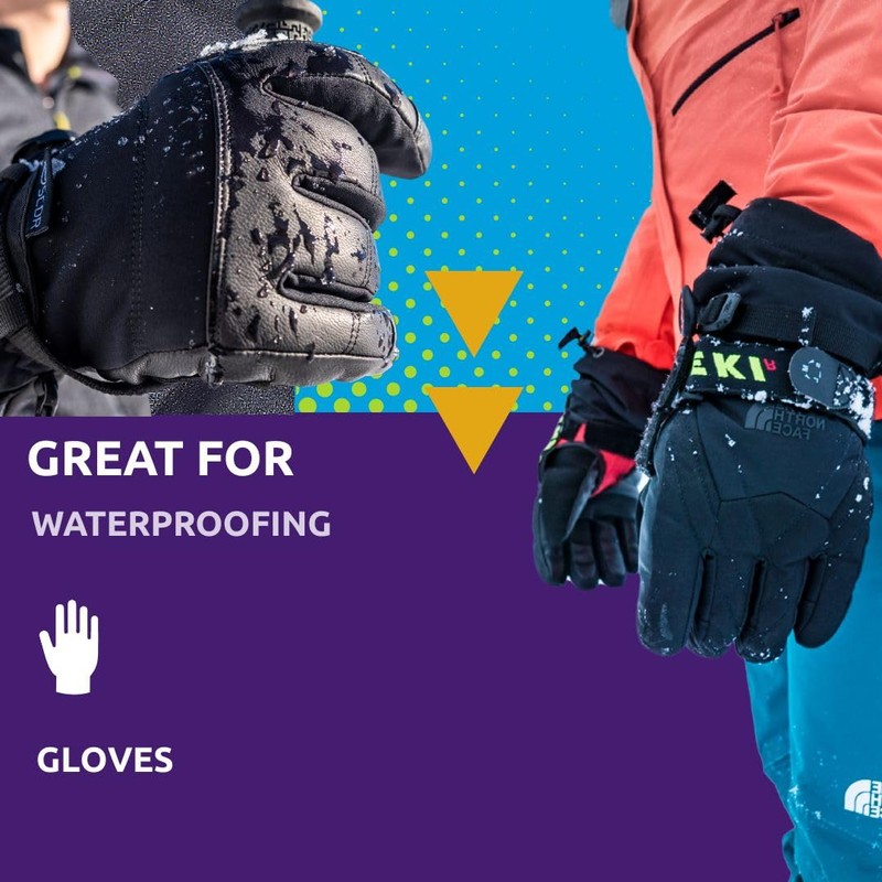 Nikwax Glove Proof High Performance Waterproofing Treatment Restores DWR Water