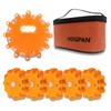 HEIGPAN GP906 LED Road Flares Safety Flashing Warning Lights Kit,