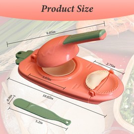 CZAYEFNH Dumpling Maker, 2-in-1 Dumpling Mould Printing, Dumpling Maker, Manual Dumpling Press for Dumpling Moulds, Dumpling Moulds, Dumpling Maker, Suitable for Cooking
