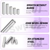 Swpeet 110Pcs M2 M3 M4 M5 304 Stainless Steel Dowel