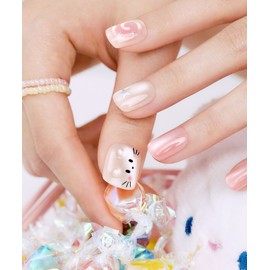 Dashing Diva Magic Press Mellow Cat (Regular Round) Nail Tips