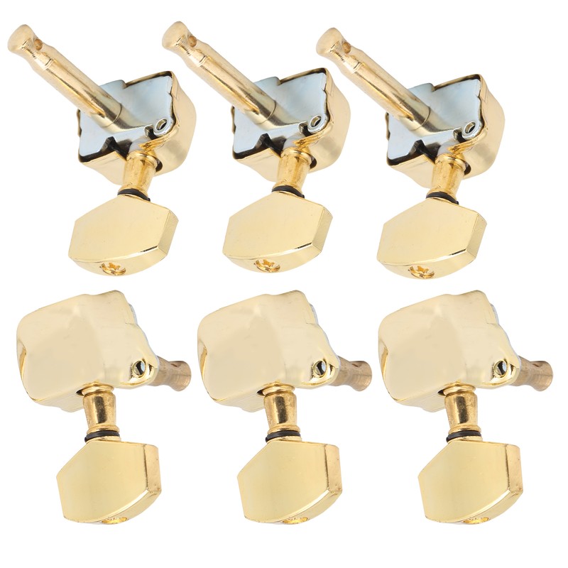 String Tuning Key for SemiClosed Guitar 3 Left 3 Right
