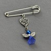 Something Blue Angel Charm for Bride on Wedding Day Blue