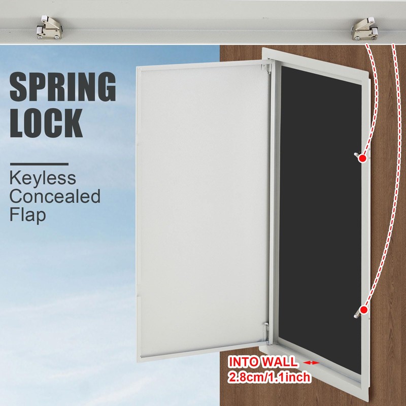 Zonon Thicken 1.2mm Access Panel for Drywall 14" x 29"