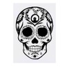 'Day of the Dead Sugar Skull' Temporary Tattoo - Water