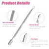 2Pcs Cuticle Clipper Tools Cuticle Cutter Cuticle Pusher Professional Nipper