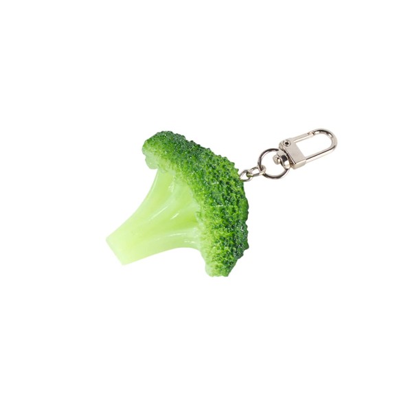 Dhjrefhhd 1Pcs Broccoli Keychain Kitchen Simulation Food Vegetable Decoration Keychain