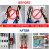 110PCS Compact Wire Connectors,Electrical Connector Blocks, 55pcs Clamp 2-Port/45pcs Clamp