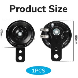 Hupe 12V, Motorrad Hupe 12V, Universal Autohupe, E Scooter Hupe, Hupe für Motorrad Fahrzeug Auto LKW Moped Roller Scooter ATV