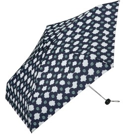 Folding Umbrella, Baby Umbrella, Mini Umbrella, WPC Compact, Rain & Sun, Umbrella, [Pattern] [Camellia Navy 002]