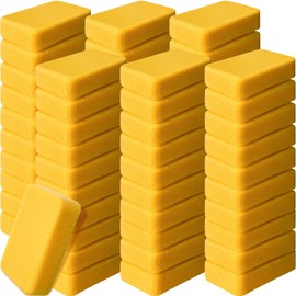 Tioncy 60 Pcs Large Sponges Bulk 7.5 x 5.5 x 1.9 Inch Grouting Sponge Set Car Wash Sponge Cleaning and Washing Sponge Commercial Sponges Large All Purpose Sponge for Cleaning Dishes Car Tile Bike
