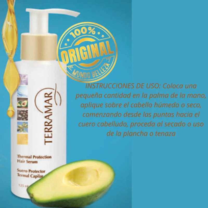 Serum Capilar Protector Calor Cabello Sano Terramar