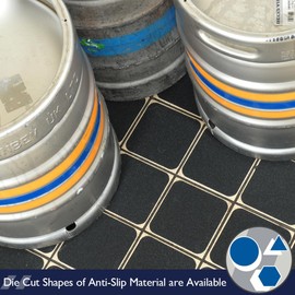 Heskins LLC Black Standard Anti Slip Tape Cut Pieces 2" Discs