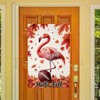 Welcome Fall Flamingo Football Garden Flag For Outside 12x18 Double