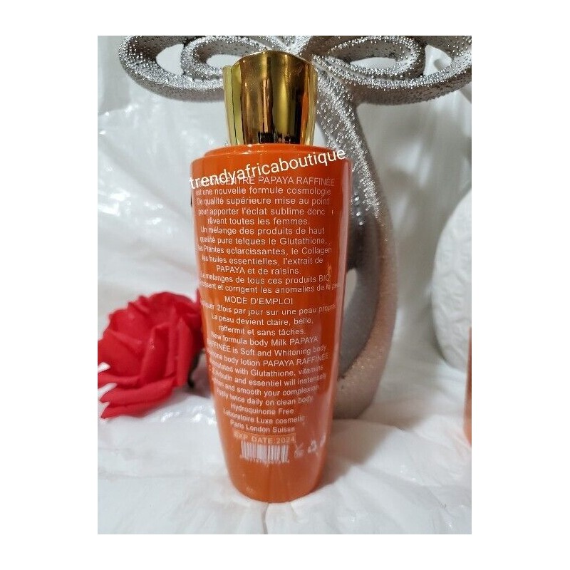 Luxe RAFFINE WHITE Maxitone Papaya Body milk. Super ecclaircissant 250ml