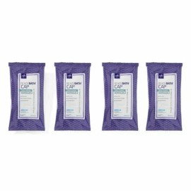 Medline ReadyBath Rinse-Free Shampoo and Conditioning Caps, 4 Pack - MSC095230