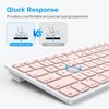 OMOTON Wired Keyboard for Mac with Dual Interface, Comfortable Typing