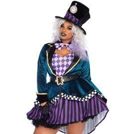 Leg Avenue Delightful Hatter Women's Costumes, XXX-Large/XXXX-Large