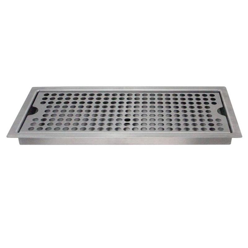 Kegco SEDP-220D Drip Tray, 12", Stainless Steel