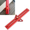 Woodworking T Track Ruler Multifunctional Aluminum Alloy Portable Wood Measuring