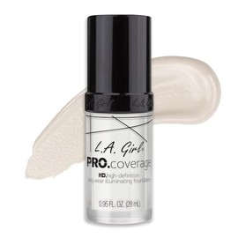L.A. Girl Pro Coverage - Base líquida, Blanco, 0.95 Fl Oz