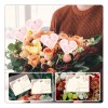 Tarjetero Con Forma De Ramo De Flores, 60 Unidades