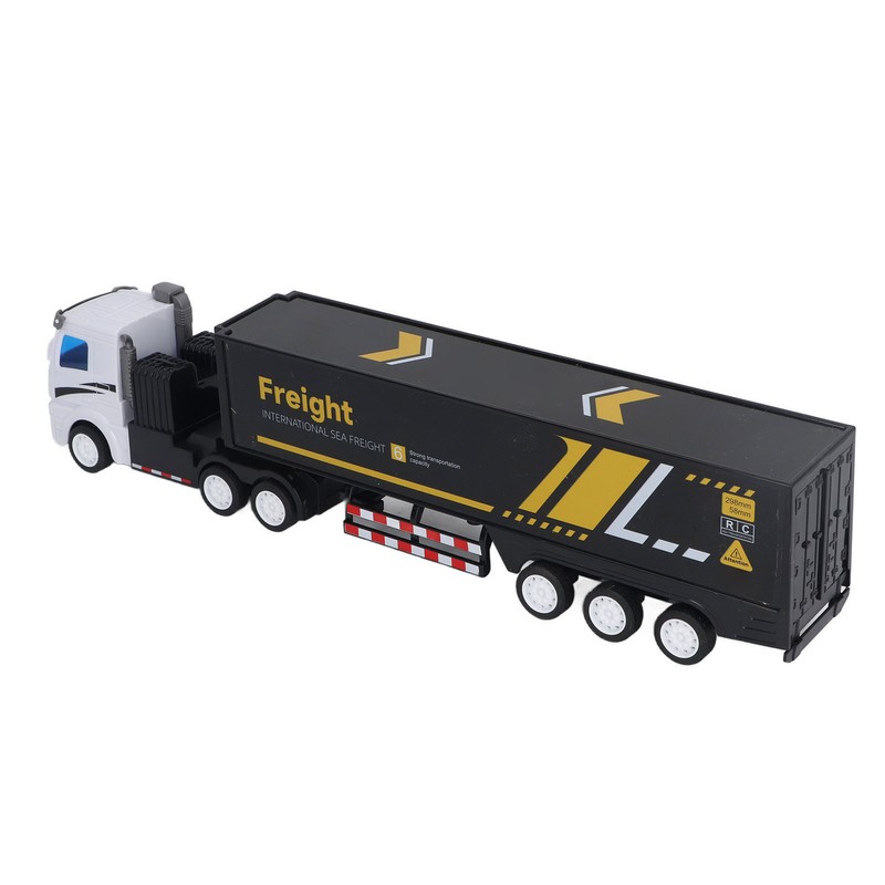 Container Truck Toy High Simulation Extended Carriage Container Trailer Model