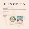 100% Mosel Christmas Postcard Set with Watercolour Motif, Pack of