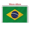60×90 CM Brazil Flag,2×3 FT Brazilian Decor,Double Side Digital Printed
