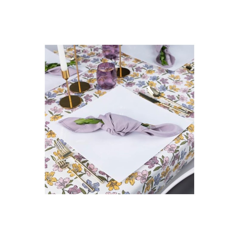 EcoQuality 13" inch Flat Square Charger White Plastic Plates -