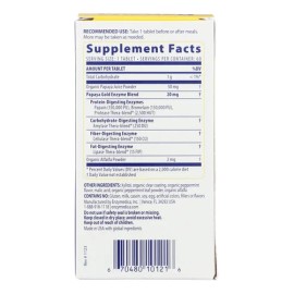 Enzymedica Papaya Gold, Enzimas Con Papaya Orgánica