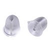 Pack of 100 Clear Plastic Safety Backs for Ear Studs