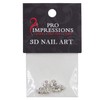 Pro Impressions 3D Nail Art Hearts 2-Piece, No.6