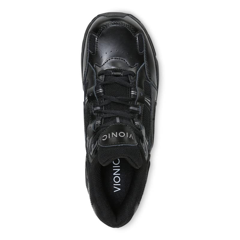 Vionic Women's 23Walk Oxford, Black Leather, 6 UK, Black Leather,