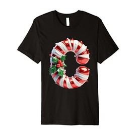 Candy Cane Christmas Joyful Spirit Premium T-Shirt