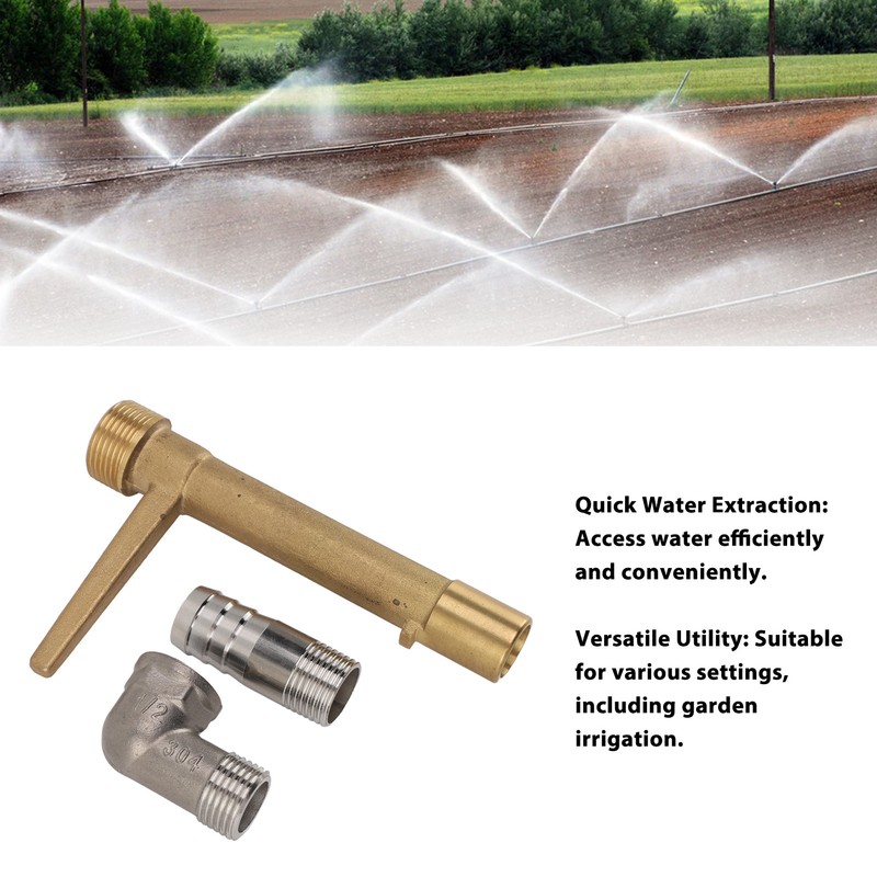 G3/4 Quick Coupler Key Brass Sprinkler Valve Key Stainless Steel