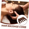 Minkissy Elegant Wide Tooth Comb Scalp Massage Supply Portable Scalp