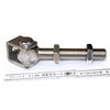 UHRIG V2A Stainless Steel Gate Hinge M20, Weld-On Tape, Long,