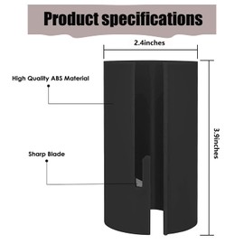 2Pcs Gift Wrapping Paper Cutter Tool,Wrapping Paper Cutter,Wrapping Paper Cutter Sliding Cutter,Wrapping Paper Cutter Portable Sliding Wrapping Paper Roll Cutter,Simple Fast Safe Paper Roll Cutter