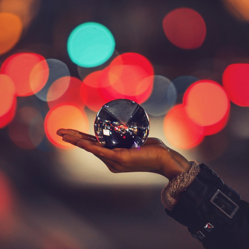 80mm Transparent Sphere K9 High Purity Photography Crystal Lens Ball