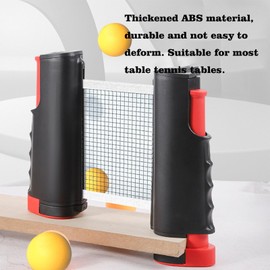SIPYTOPF Table Tennis Net, Adjustable Retractable Ping Pong Net & Post,Portable Mobile Table Tennis Net for Any Table